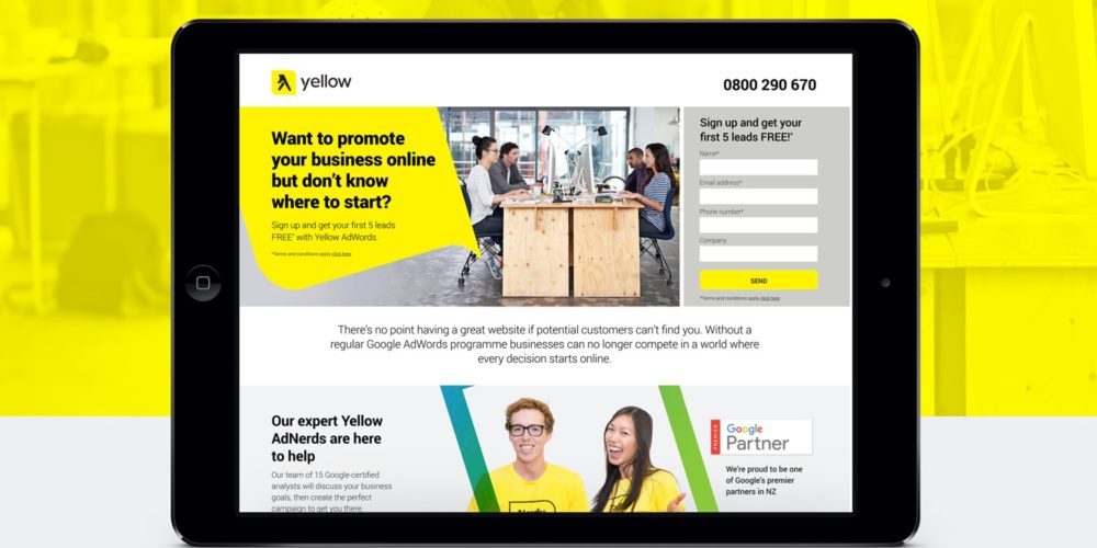 Yellow website
