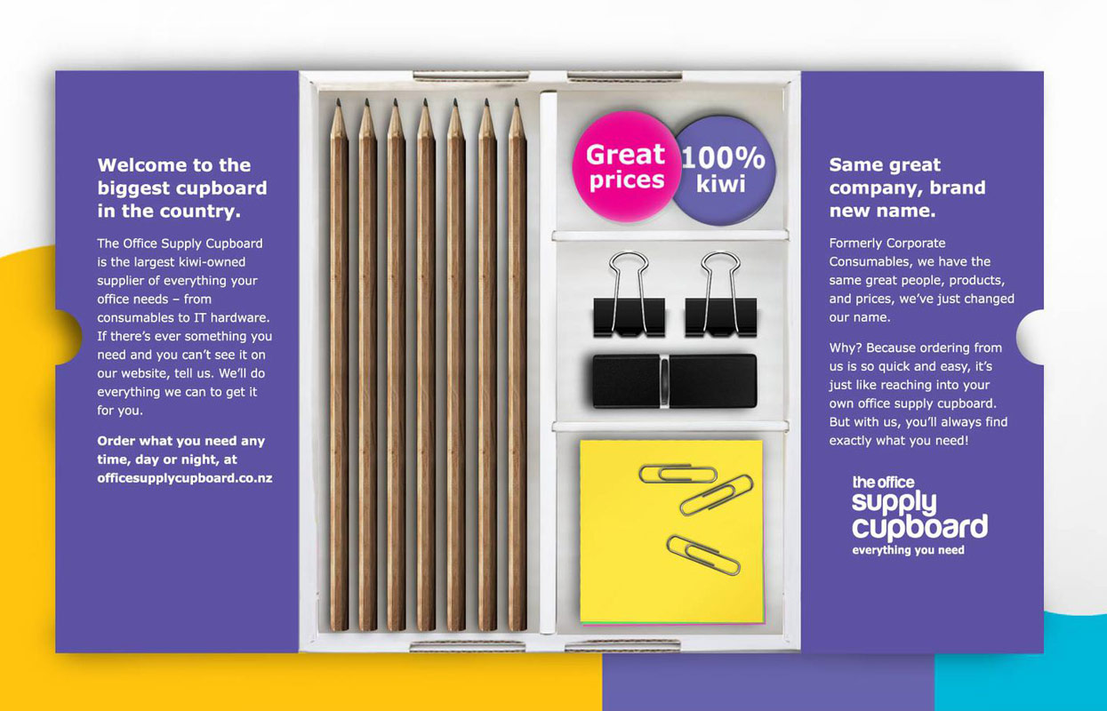 stationery company direct mail brand