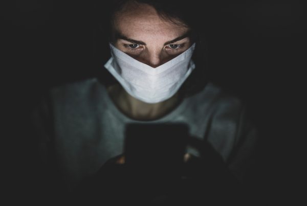 Nurse wearing mask