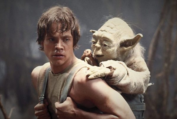 Luke Skywalker and Yoda